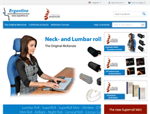 Tablet Screenshot of ergonline.eu